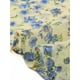 thumbnail image 5 of Falda corta de gasa con volantes en capas y estampado floral para mujer Inspire Chic, cintura elástica, amarilla y azul, talla XL, 5 of 6
