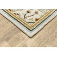 thumbnail image 2 of Oriental Weavers Alfresco Hand-made Wool Area Rug - 28407 - 8' x 10' - in Ivory/ Charcoal - Vintage Inspired, Hand-Made Wool Rugs, Dining, Living Room Rug, 2 of 2