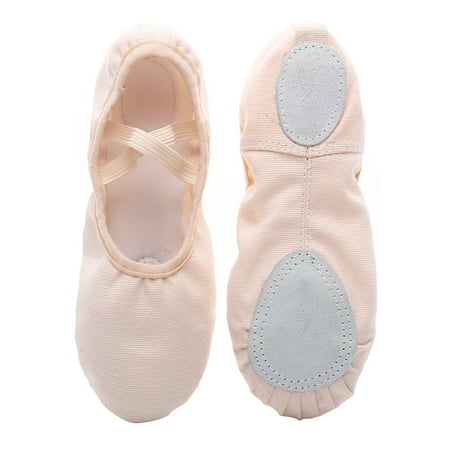 

Senikei 1 Pair of Lightweight Dancing Shoes Lace-free Yoga Shoes Sole Gym Shoes Ballet Shoes for Kids Adults Size 38