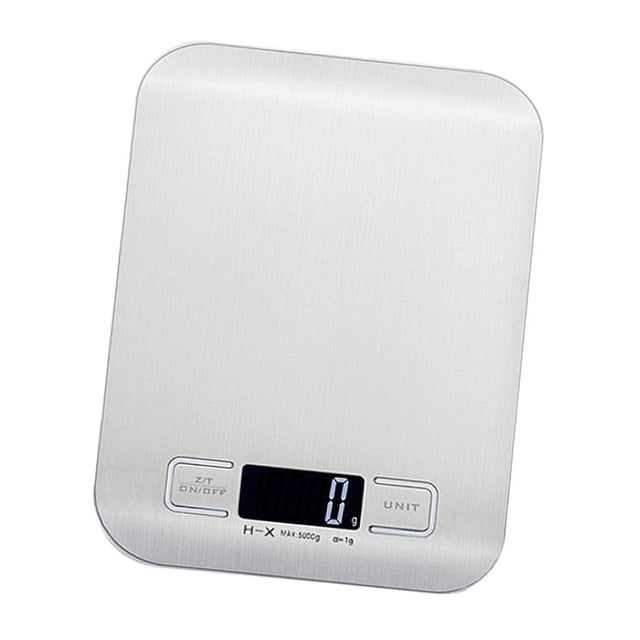 Báscula de cocina digital shamjiam 10 kg Acero inoxidable 180 x 140 x 17 mm