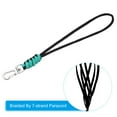 thumbnail image 3 of 8.7" Paracord Braided Lanyard Keychain Survival Wrist Strap with Hook Green 3 Pack, 3 of 6