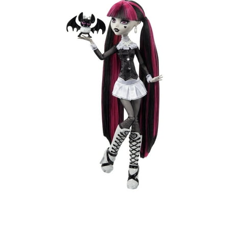 Monster High Reel Drama Draculaura Doll - Black and White Draculaura Doll