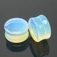 thumbnail image 5 of Ayyufe Pack Of 1 Double Flared Ear Plugs Flesh Tunnels Gauges Piercing 5-18mm, 5 of 7