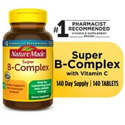 Nature Made Super B-Complex Tablets, 140 Count Value Size