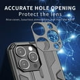 thumbnail image 5 of Feishell Hybrid Armor Rugged Case for iPhone 16 Pro Max,Support Magnetic Car Mount,Military Grade Drop Protection Hidden Kickstand Rugged Non-Slip Durable Phone Case for iPhone 16 Pro Max,Black, 5 of 13