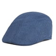 thumbnail image 4 of Yoetaun Sophisticated Unisex Berets Dramatic Hat Street Trend Temperament Trendy Berets for Men and Women Navy Blue, 4 of 8