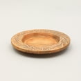 thumbnail image 3 of LiviNest 13 Inch Wooden Charger Plate: Handcrafted Floral Carved Decorative Tray for Dining & Home Decor - Unique Natural Wood Grain Design for Adults & Family Gatherings, 3 of 6