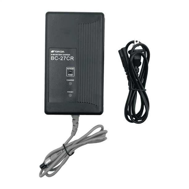 DRRI BC-27CR Charger For Topcon BT-52Q BT-52QA BT-56Q Batteries - Compatible With Surveying Stations