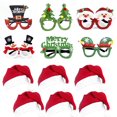 thumbnail image 1 of Navidad gafas marco vacaciones Sunglasse Navidad diademas decoración fiesta regalo oso de fresa  Electrónica, 1 of 1