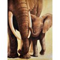 thumbnail image 1 of Pintura de diamante (DE6386) Dibujo de elefante cuadrado 5D DIY 50x70cm Hugtrwg Para estrenar, 1 of 1