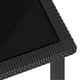thumbnail image 5 of Conjunto de comedor para jardín Casafoyer de ratán sintético negro, 5 piezas, 5 of 5