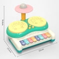 thumbnail image 3 of Instrumentos de Juguete Zulema Tambor de Mano Rosado Juguete Educativo, 3 of 8