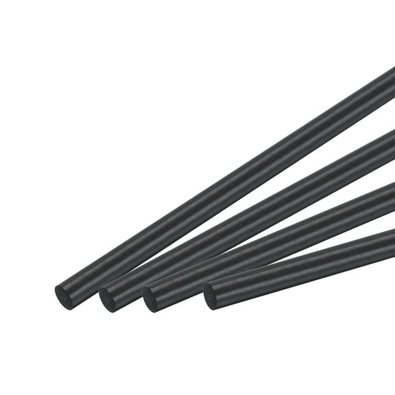 Carbon Fiber Rod Pole, 6mm x 100mm for RC Car Plane DIY Tool Wing Tube Quadcopter Arm, Pack of 5