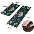 thumbnail image 2 of Boho Kitchen Rugs Sets of 2, Floral Butterfly Anti Fatigue Cushioned Kitchen Mat for Floor, Standing, Mushroom Moon Non Skid Washable Kitchen Rugs and Mats, 18'''' x 30'''' + 18'''' x 48'''', Black, 2 of 6