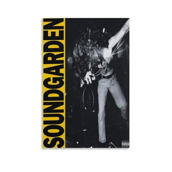 Soundgarden Louder Than Love 2 Canvas Poster Wall Decorative Art Painting Living Room Bedroom Decoration Gift Unframed 12x18inch(30x45cm)