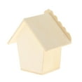 thumbnail image 6 of SunniMix 2xWooden Bird House for Outside,Bird ,Unfinished Paintable Pcs, 6 of 6