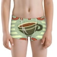 thumbnail image 5 of Yiaed Retro Cover For Coffee Print Boys' Boxer Briefs Cotton Casual Stretch Comfort Boys Boxers - Kids Boxer Briefs Underwear for Boys (6-18)-Large, 5 of 5