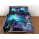 thumbnail image 3 of Ropa de cama Nebula Colorful Galaxy, Juego de cama completo Outer Space, Edredón Cosmic, 3 of 4