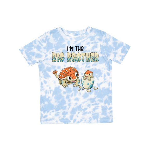Inktastic I'm the Big Brother Ankylosaurus Bros Boys Toddler T-Shirt