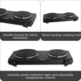 thumbnail image 2 of IMUSA Double Electric Hot Plate, Black, 2 of 9