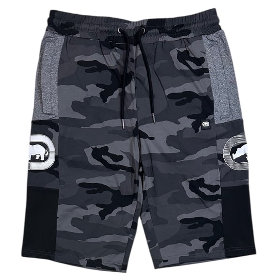 Ecko Unltd Men's Street Camo Activewear Shorts (Small, Camo)
