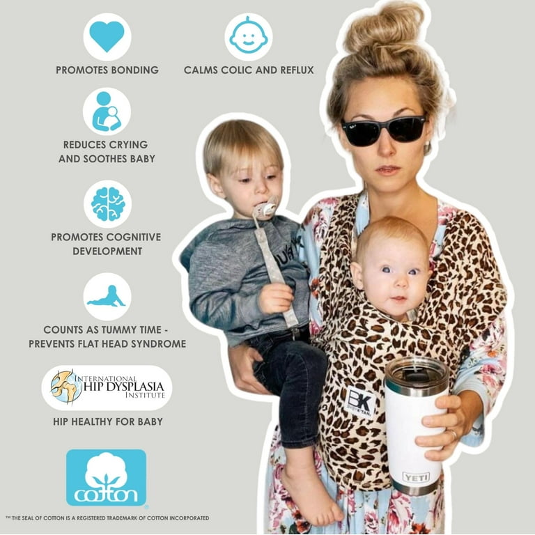 Baby K'tan Print Baby Wrap Carrier, Infant and Child Sling Pre