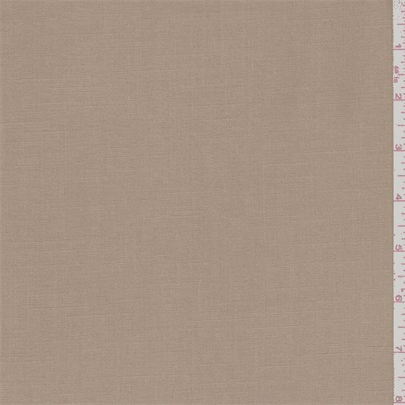 Light Tan Linen Look, Fabric By the Yard