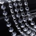 thumbnail image 6 of Dpityserensio 2PC 100CM/39IN Crystal Glass Bead Curtain Luxury Living Room Bedroom Window Door Wedding Decor DIY, 6 of 9