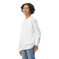 thumbnail image 4 of Gildan Youth Heavy Cotton Long Sleeve T-Shirt, Pure Cotton Tee for Kids, White, XS, 4 of 5