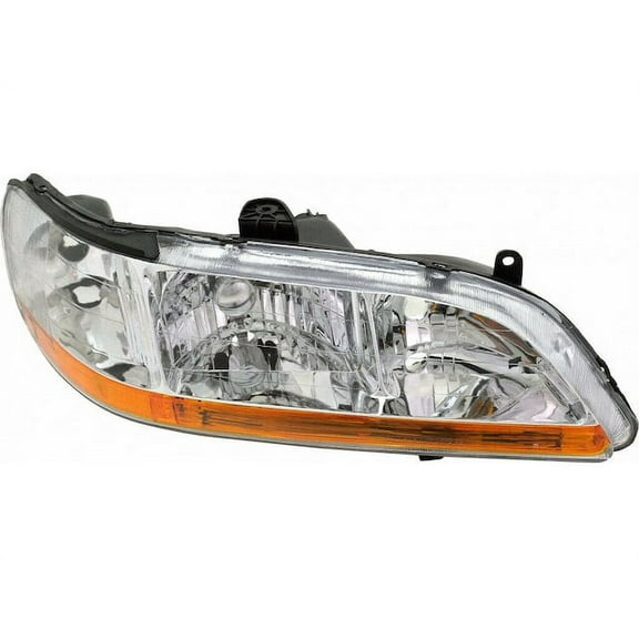 Right Headlight Assembly - Compatible with 2001 - 2002 Honda Accord