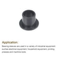 thumbnail image 5 of Uxcell 8mmx10mmx10mm Flanged Sleeve Bearings POM Wrapped Oilless Bushings Black 2 Pack, 5 of 5