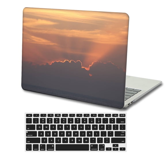 KSK KAISHEK Hard Case Cover for 2015/2014/2013/2012 Released MacBook Pro 15" with No Touch No CD-ROM, No USB-C + Black Keyboard Cover Model: A1398 Sky Series 0146