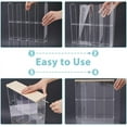 thumbnail image 4 of Clear Minifigures Display Case Acrylic Display Case with Black Base 3 Tier Showcase with 4 Grids Wall Mounted Storage Box for Dolls Building Block Minifigures 38x7x38cm Clear, 4 of 7