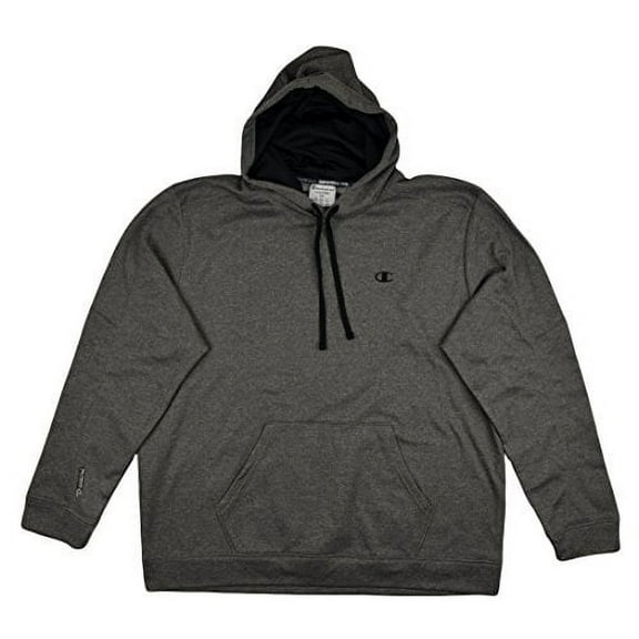 Champion Mens Powertrain Performance Pull Over Hoodie Medium Granite Heather