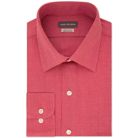 Men’s Classic-Fit Micro Houndstooth Dress Shirts