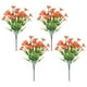 thumbnail image 1 of 4PC de flores de enredadera de simulación naranja artificiales, 1 of 5