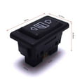 thumbnail image 4 of 12V/24V 10A 6Pin Auto Electric Power Window Switch Button for All Autos with Green LED Light Car Button Switch, 4 of 5