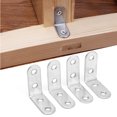 thumbnail image 3 of 90 Degrees Laminate Connector, 8pcs Thick Stainless Steel Corner Code Right Angle Bracket Laminate Connector Joint Bracket, 3 of 8