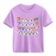 thumbnail image 4 of Blusas y camisas de manga corta con cuello redondo para niños y niñas, camisetas gráficas de manga corta, blusas con estampados bonitos para la temporada escolar., 4 of 9