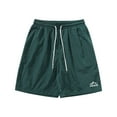 thumbnail image 2 of Styesk Mens Shorts Men Solid Color Casual Fashion Loose Drawstring Pockets Exercise Beach Shorts Pants, 2 of 6