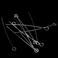 thumbnail image 4 of 100x Metal Eye Pins Agujas para Resultados Fabricación de Joyas Artesanía, 4 of 8