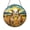 Acrylic 3.5 Inch, variant on Australian Kangaroo Stained Glass Window Hanging – Decorative