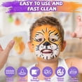 thumbnail image 3 of Kit de pintura facial Jobsonslates de 42 colores activado con agua, 3 of 7
