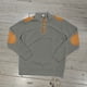 thumbnail image 2 of Ceisia Men's Loose Fit Long Sleeve Henley Shirts with Waffle Knit and Shoulder Color Block Patchwork, Stretch Blend Stand Collar Casual Tops Gifts, 2 of 5