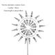 thumbnail image 1 of Molino Molino de viento giratorio de metal para jardín, estacas decorativas para patio, adorno de molinetes (A) Ndcxsfigh Libre de BPA, 1 of 6
