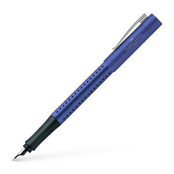 Faber-Castell Grip 2011 Blue Fountain Pen - Fine