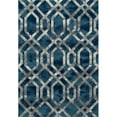 thumbnail image 7 of Art Carpet 841864108385 2 x 8 ft. Bastille Collection Fretwork Border Woven Area Rug, Blue, 7 of 7