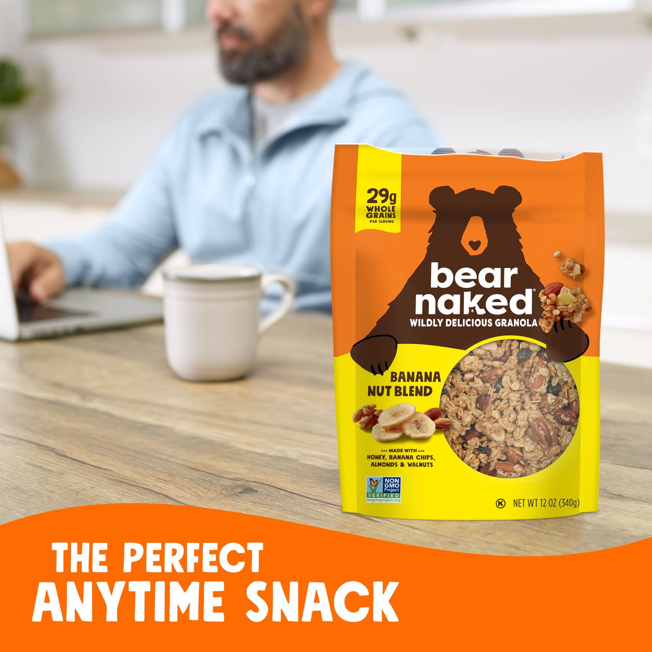 Bear Naked Banana Nut Blend Granola Cereal, Mega Pack, 16.5 oz Bag