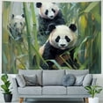 thumbnail image 4 of COMIO Decorations for Dorm Hanging Tapestry Style Bamboo Panda Painting, 4 of 6
