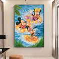 thumbnail image 1 of Cuadros Decorativos Pintura de diamante 5D DIY taladro redondo completo Mickey decoración del hogar arte artesanal Wdftyju embutido en tela, 1 of 7